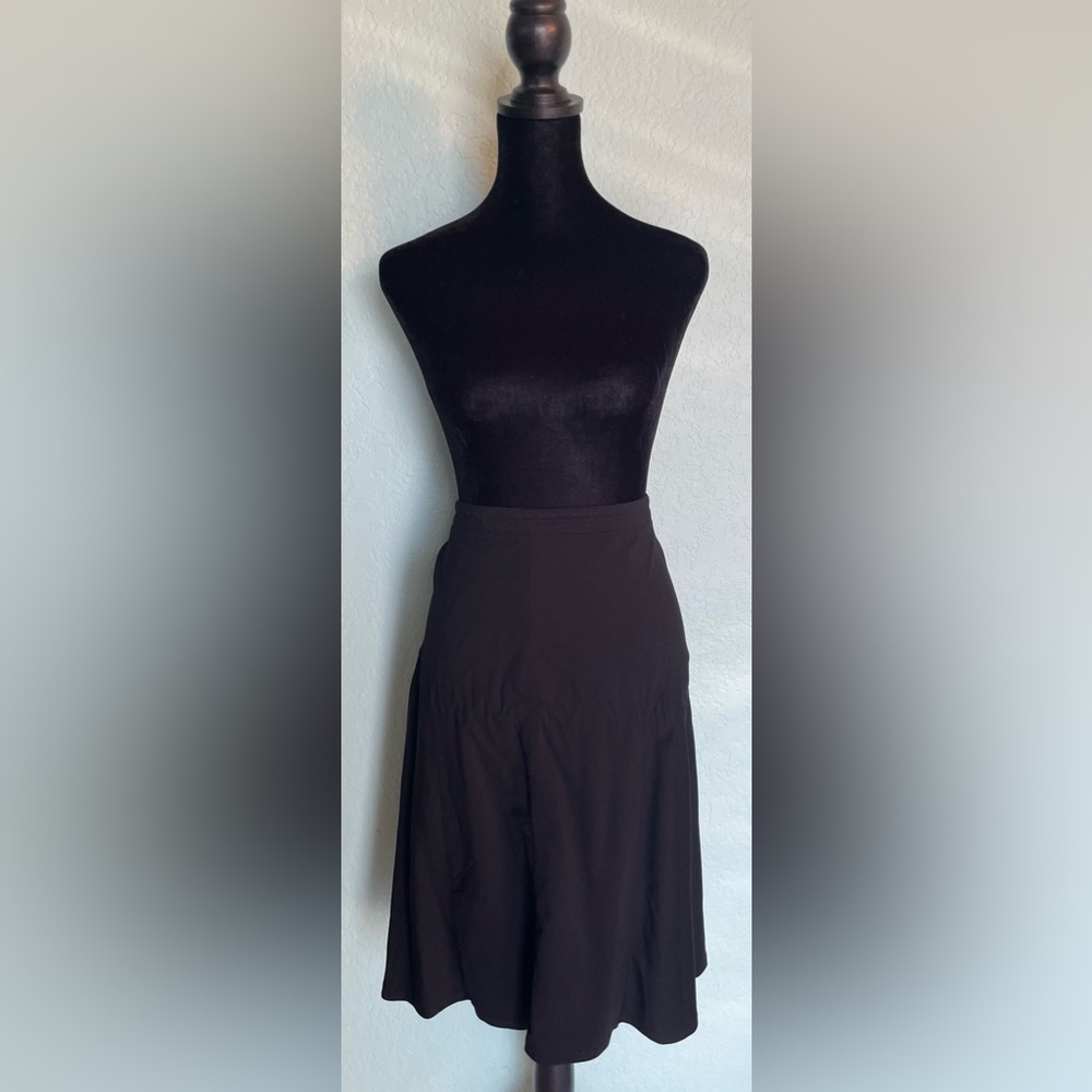 eShakti Black A-Line Skirt